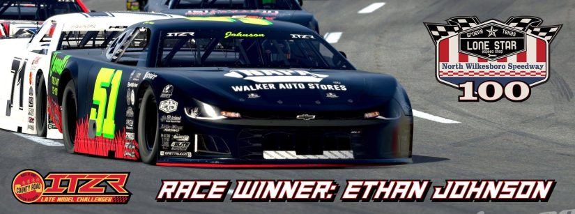 Ethan Johnson wins his 3rd LMCS race of the season in the Lone Star Espeed Shop 100!